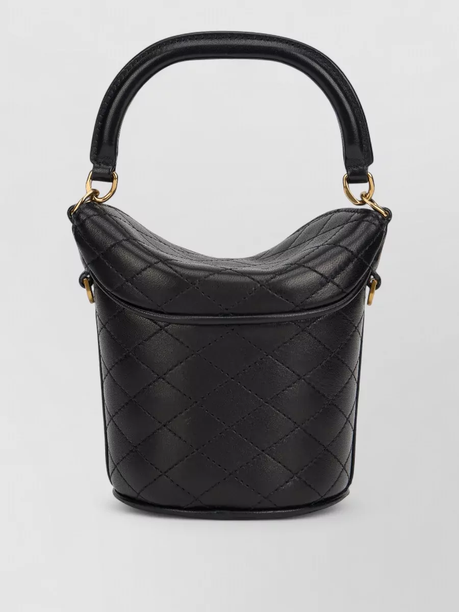 Saint Laurent Gaby Bucket Bag Lambskin Top Handle