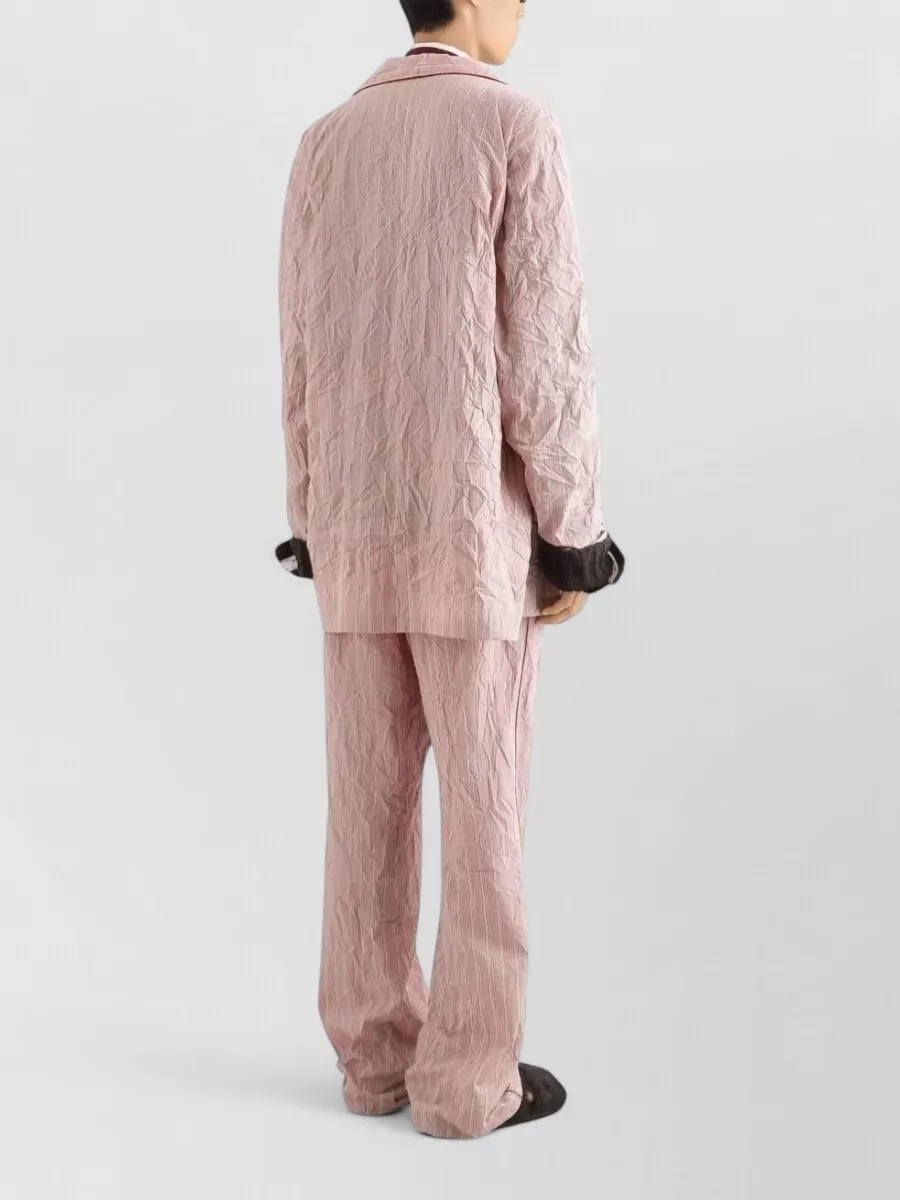 Dolce&Gabbana Striped Double-Breasted Dressing Gown