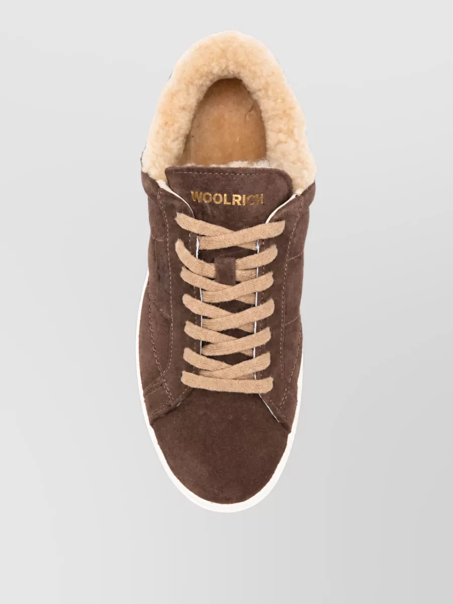 Woolrich Leather Low-Top Sneakers