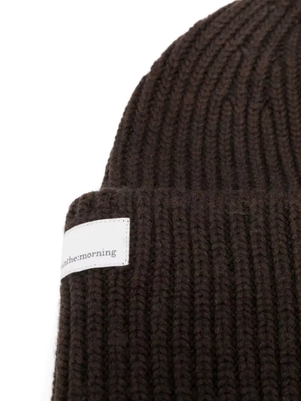 Nine In The Morning Unisex Ribbed Turn-Up Brim Hat