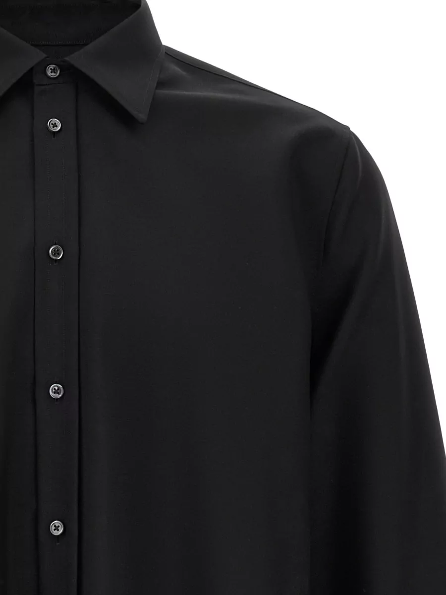 Jil Sander Wool Mohair Long-Sleeve Shirt