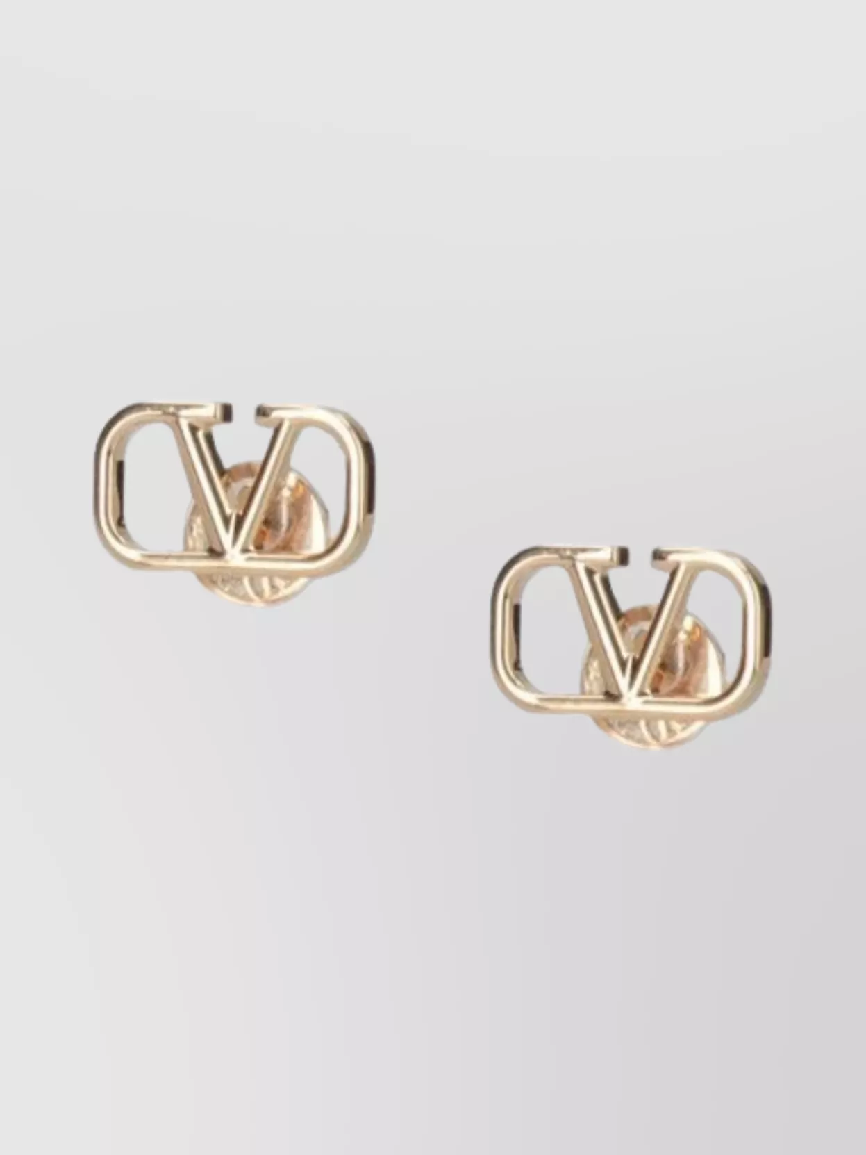 Valentino Garavani Metal Finish Stud Earrings