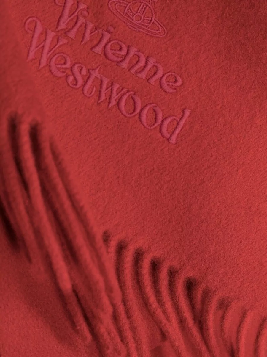 Vivienne Westwood Embroidered Wool Scarf
