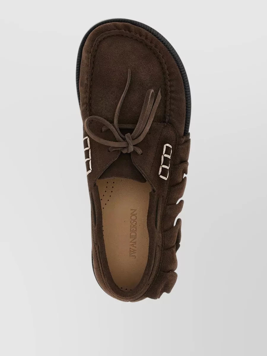 Jw Anderson Suede Boat Shoes
