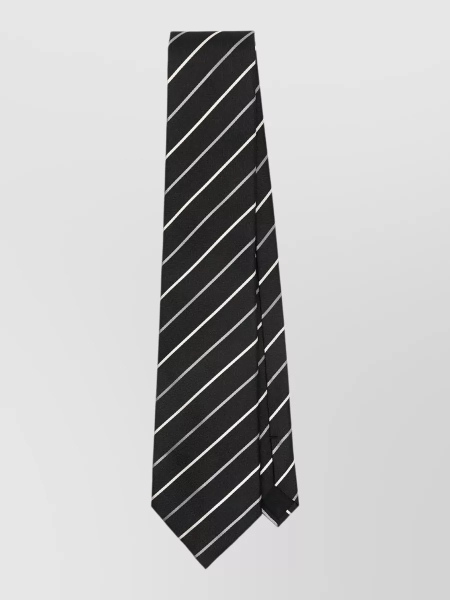 Saint Laurent Silk striped tie