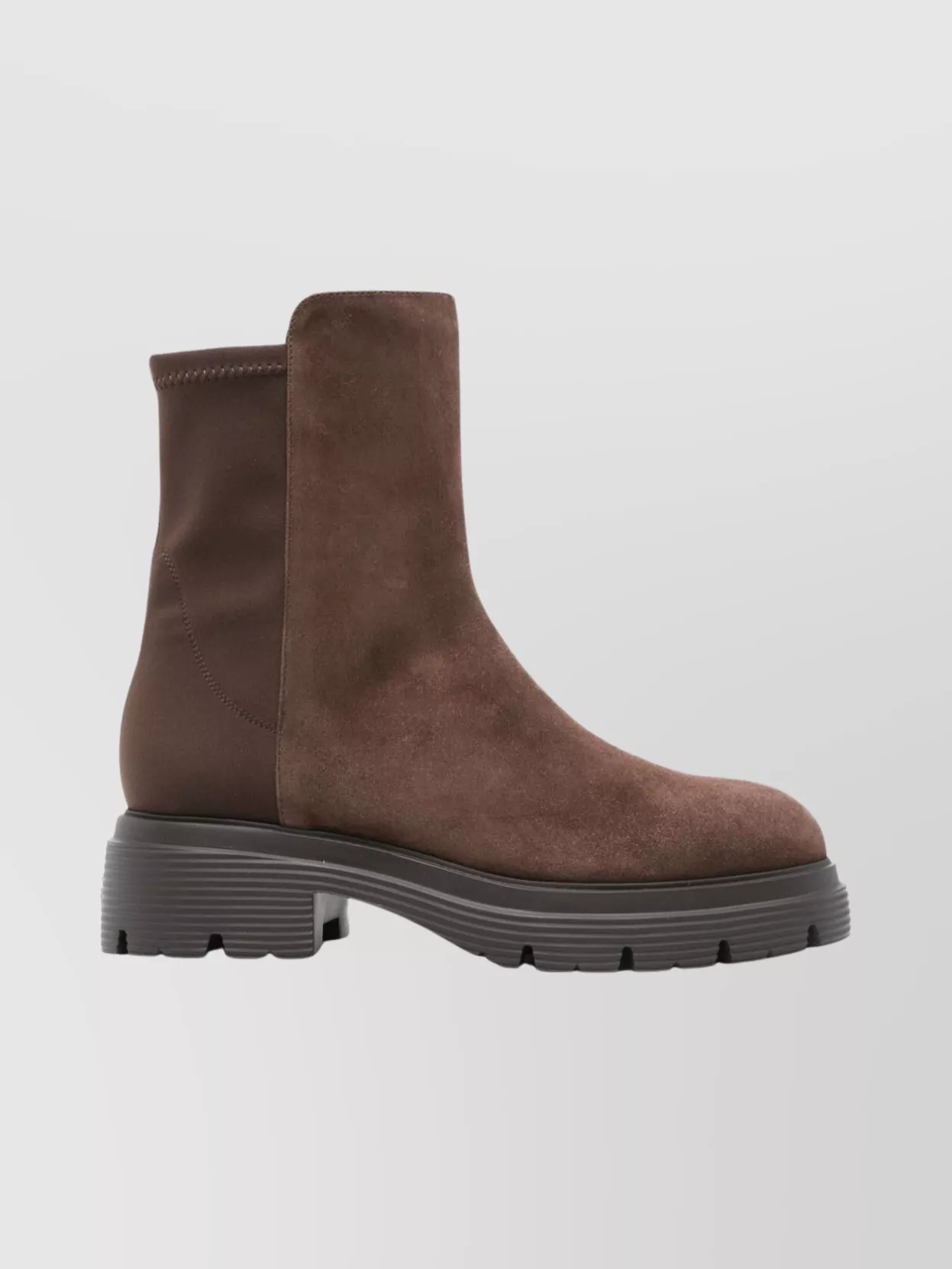 Stuart Weitzman Ankle Boots With Chunky Heel And Round Toe