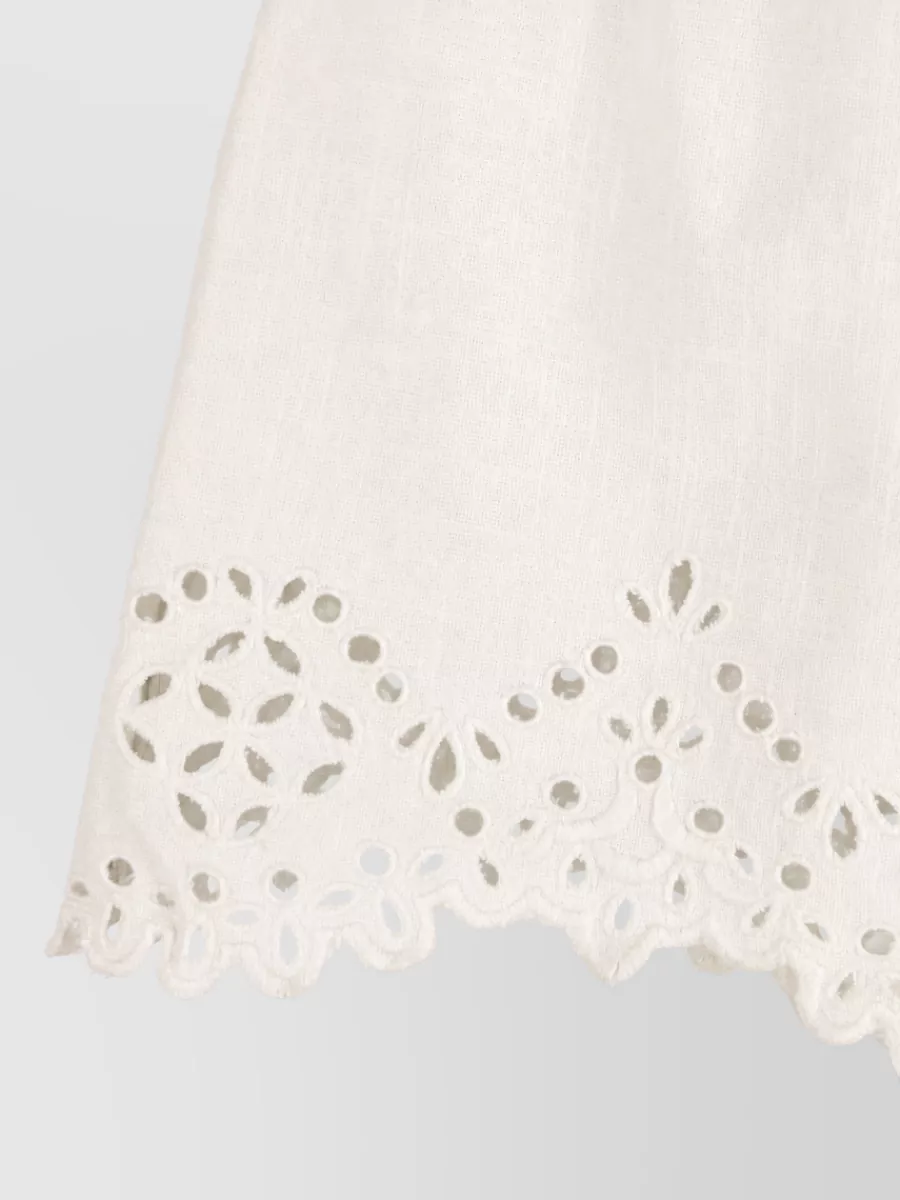 Isabel Marant Cotton High-Rise Midi Skirt