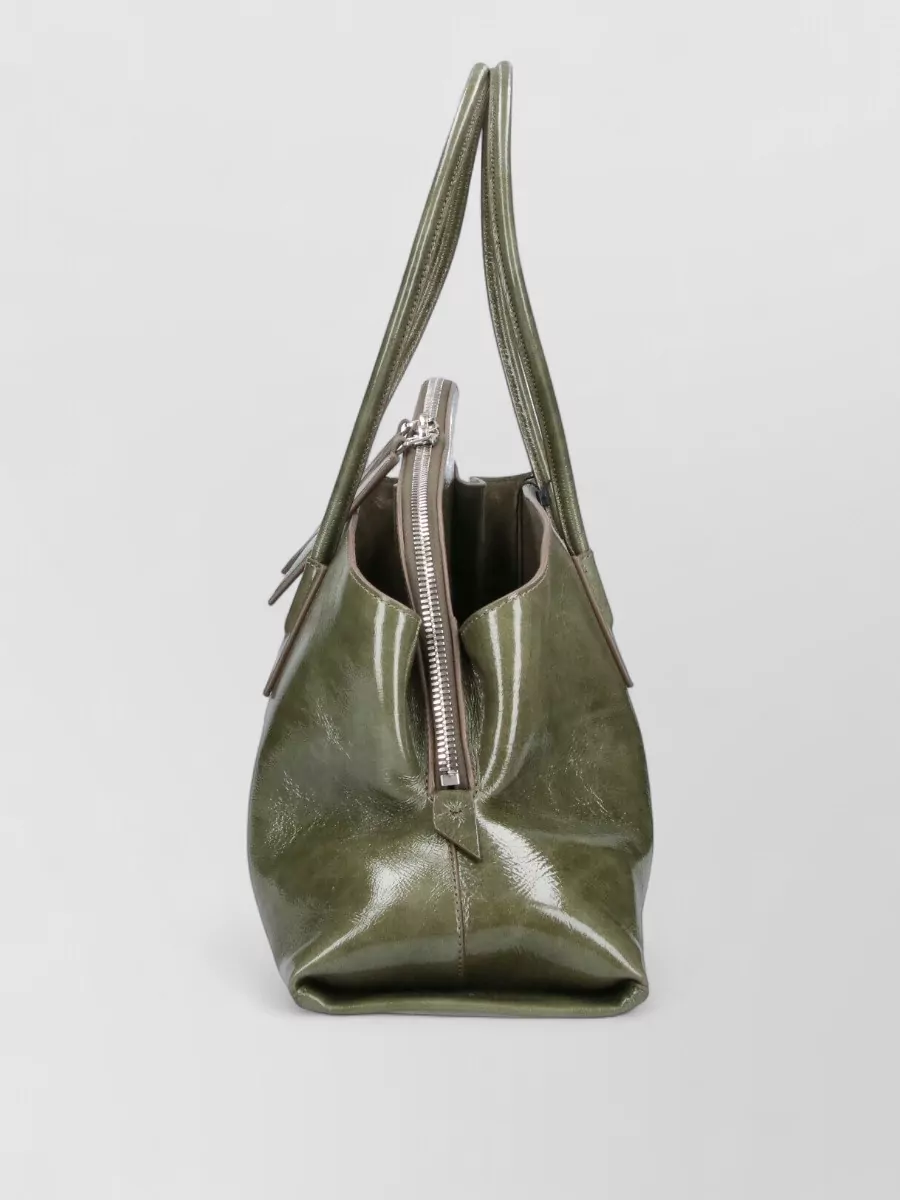 The Attico Medium Leather Tote Bag