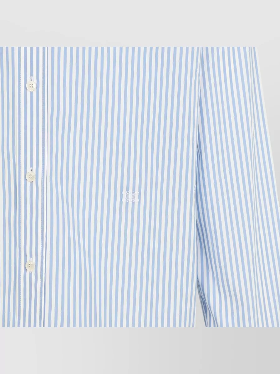 Celine Striped Classic Cotton Shirt