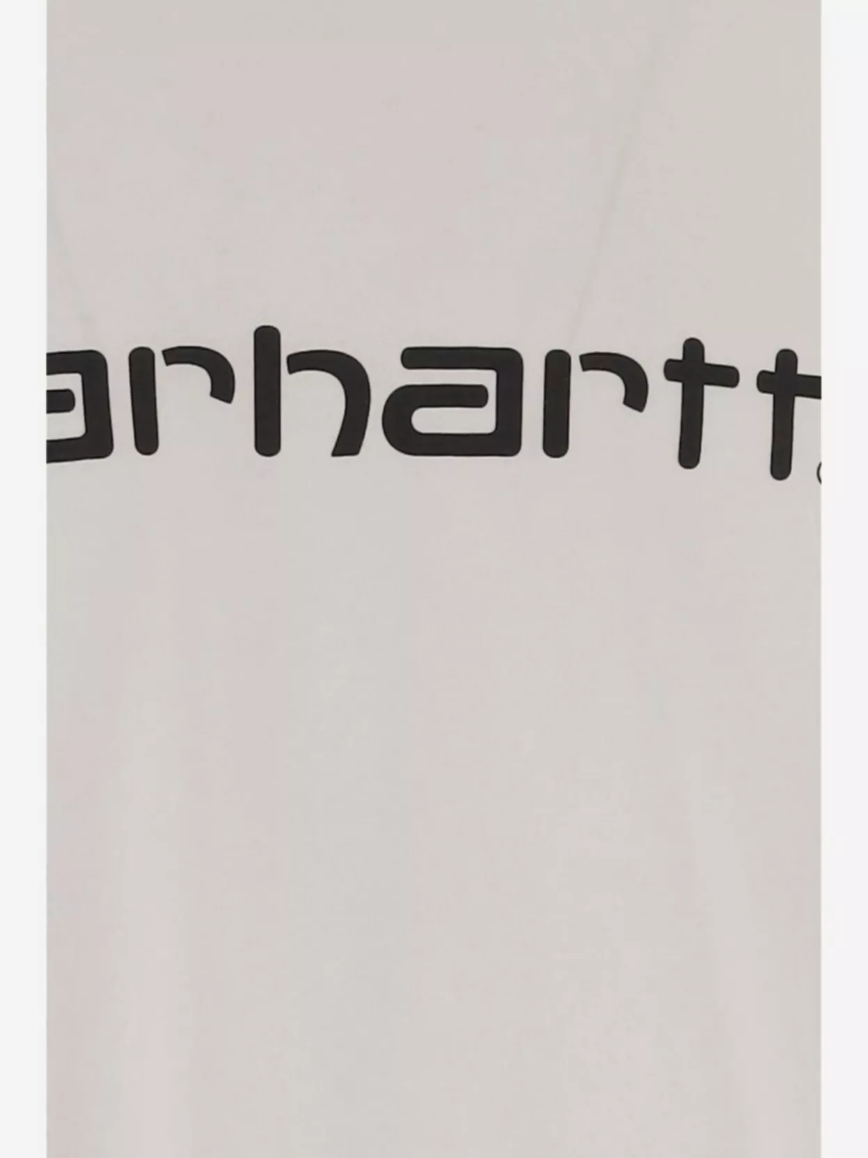 Carhartt Cotton T-shirt With Logo And Crew Neck