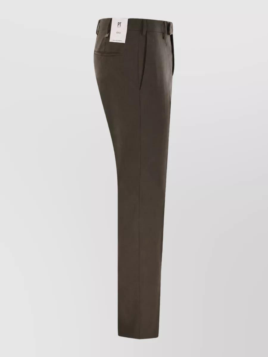 Pt Torino Virgin Wool Tailored Trousers