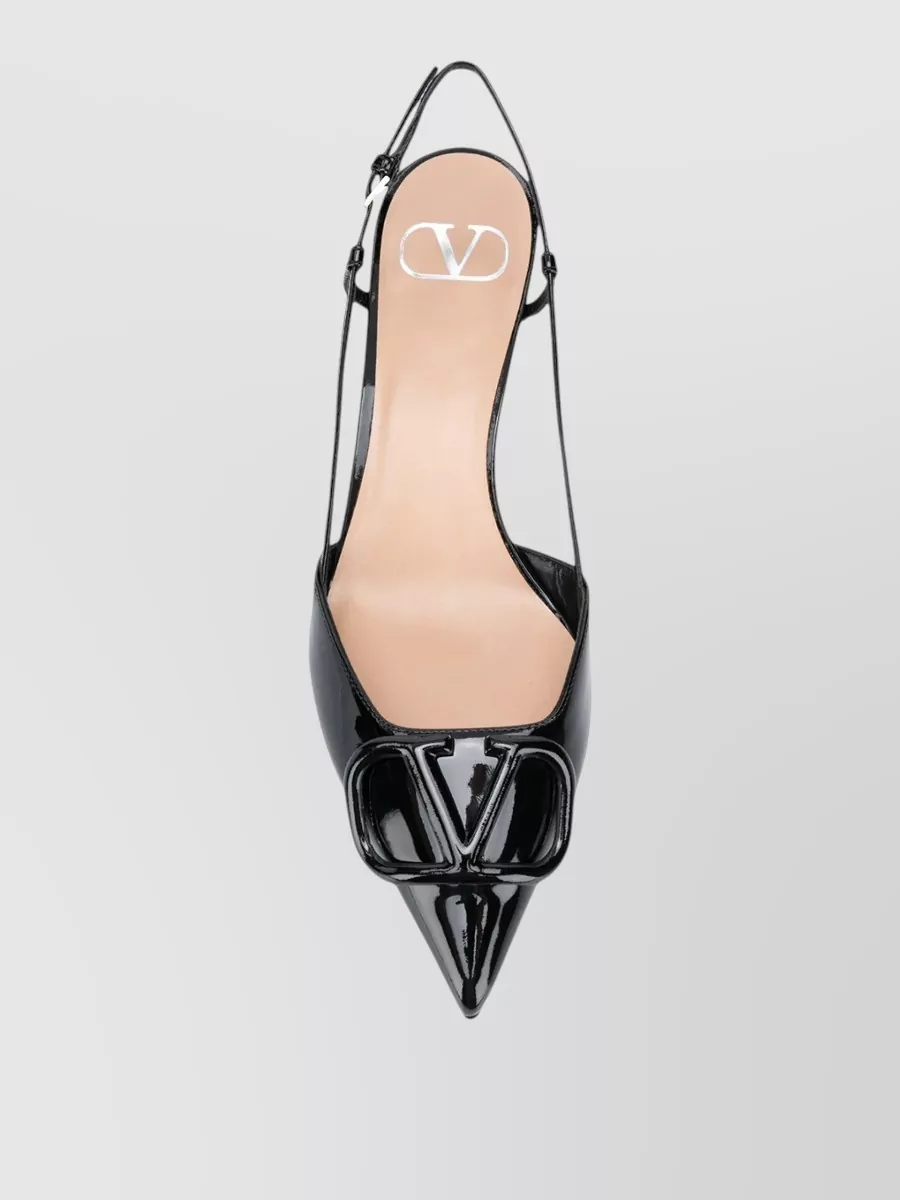 Valentino Patent Leather Slingback Pumps
