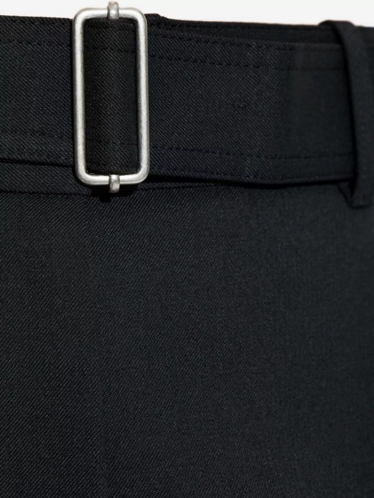 Studio Nicholson Contemporary Wide-Leg Trousers Featuring Buckle