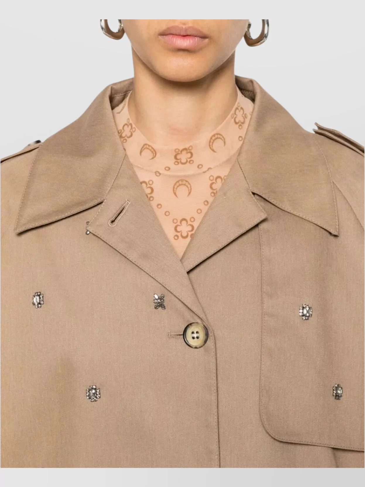 Golden Goose Journey Overshort Trench Coat