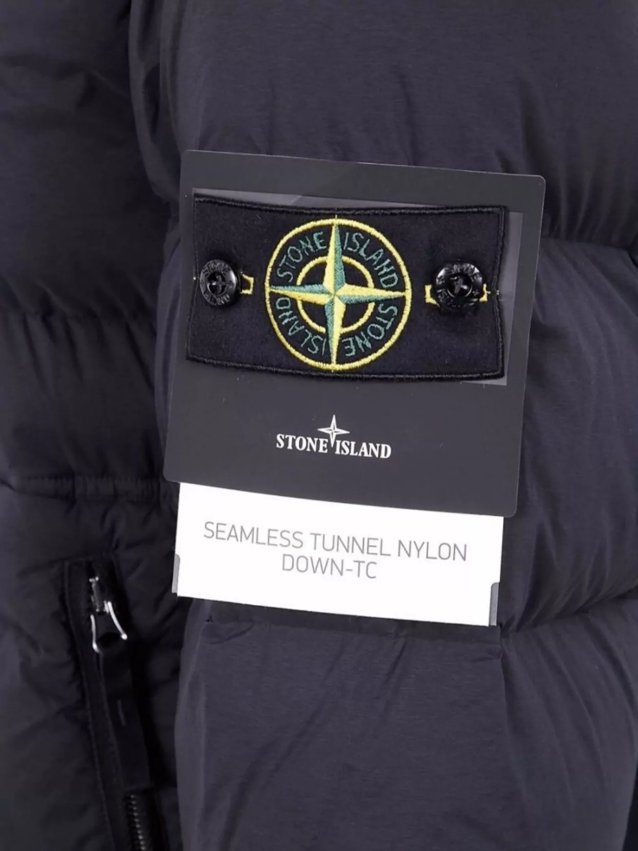Stone Island Quilted High Collar Bomber Jacket