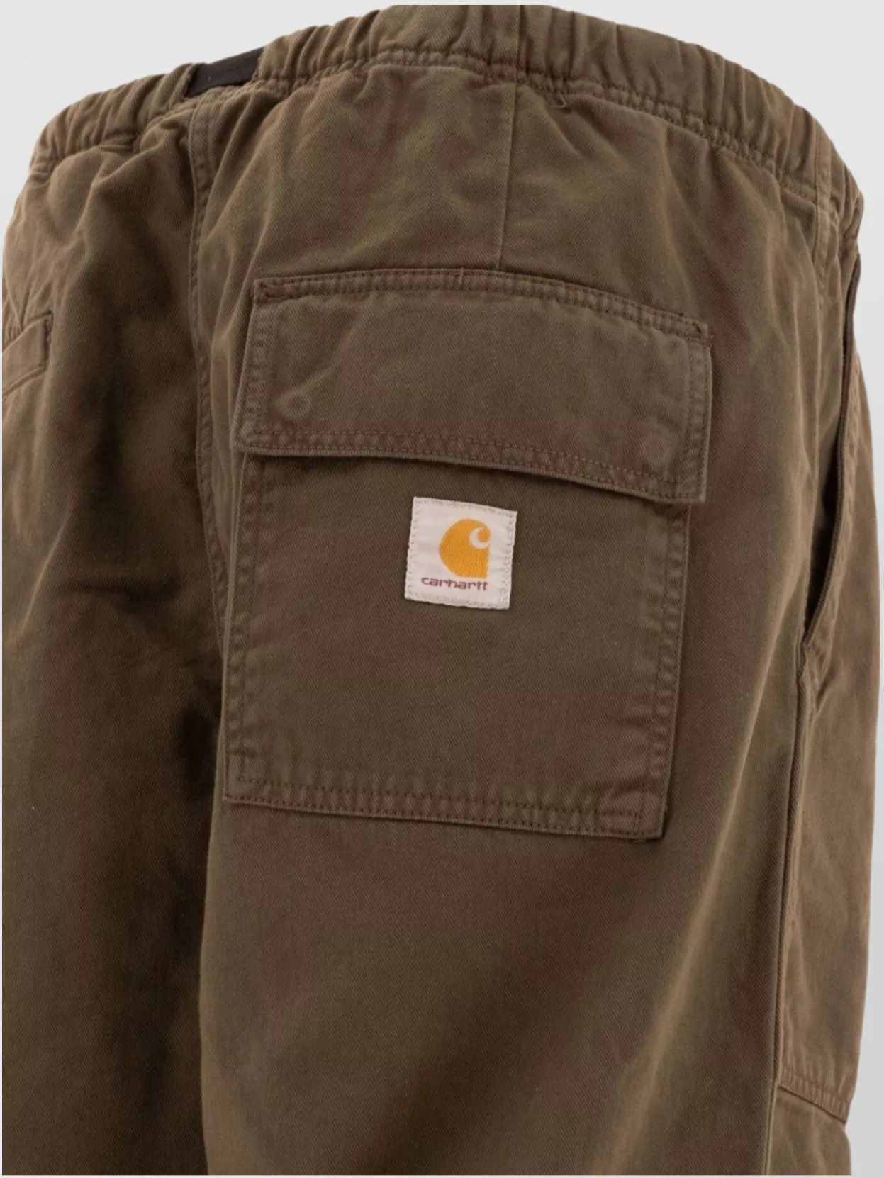 Carhartt Wip Tailored Straight Leg Trousers With Adjustable Waist