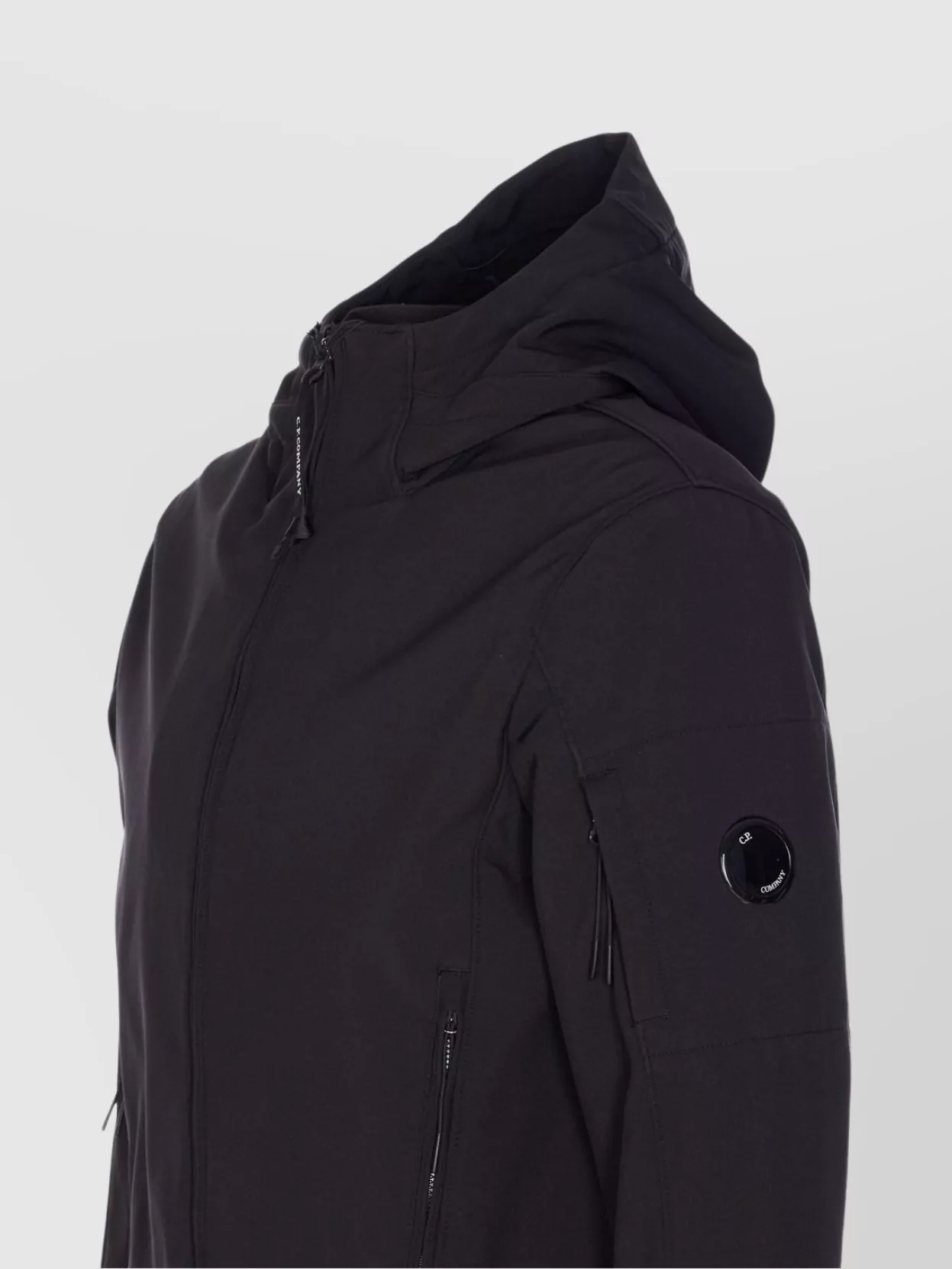 C.p. Company Short Hooded Jacket Zip Pockets