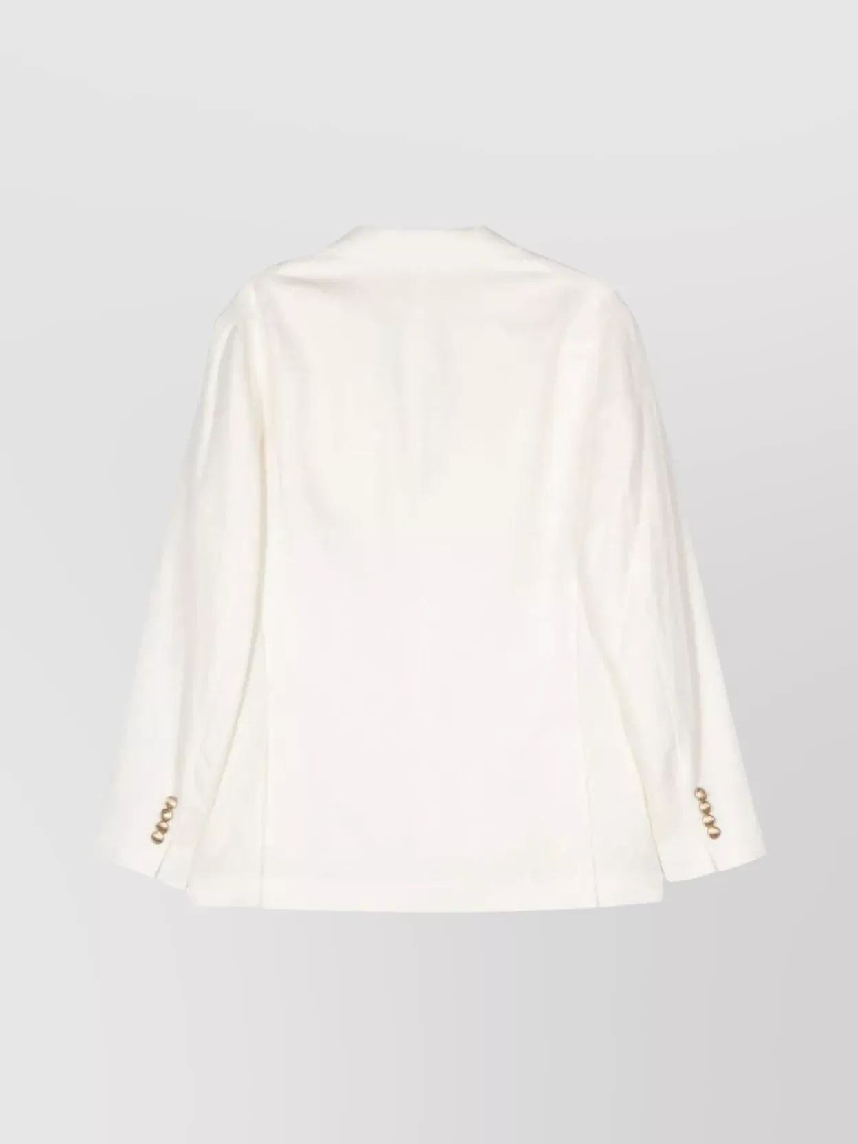 Brunello Cucinelli Single Breasted Jacket Notch Lapel In Neutral