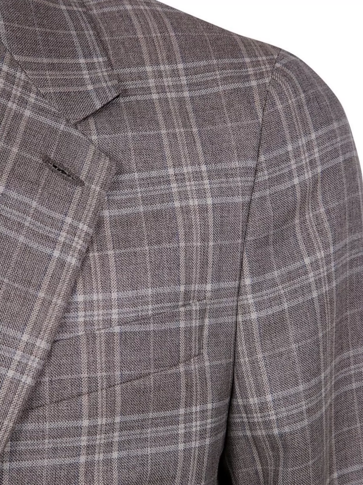 Paul Smith Checked Blazer In Gray