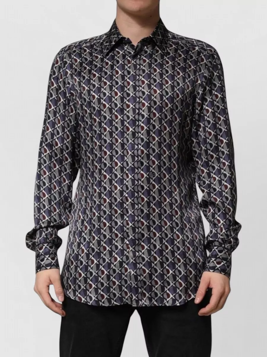 Dolce&Gabbana Silk printed dress shirt