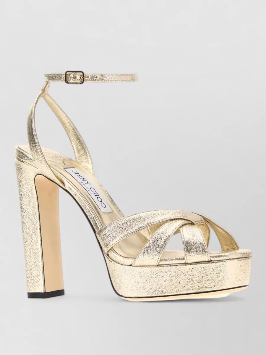 Jimmy Choo platform block-heel sandals