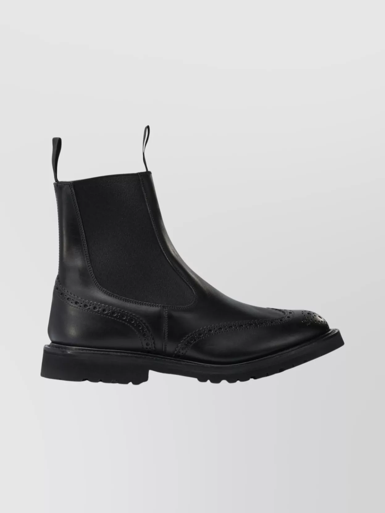 Tricker's Chunky Sole Round Toe Ankle Boots