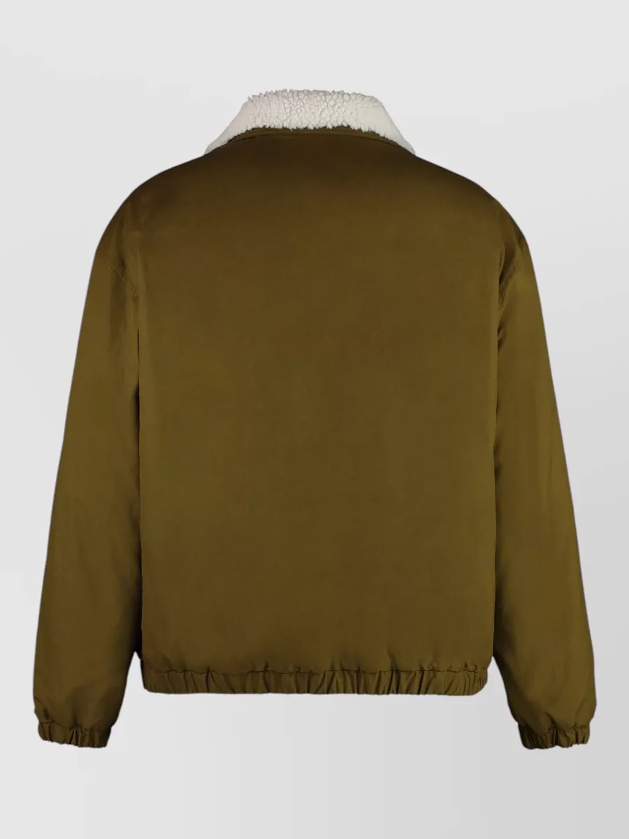 Bottega Veneta Shearling Lamb Bomber Jacket