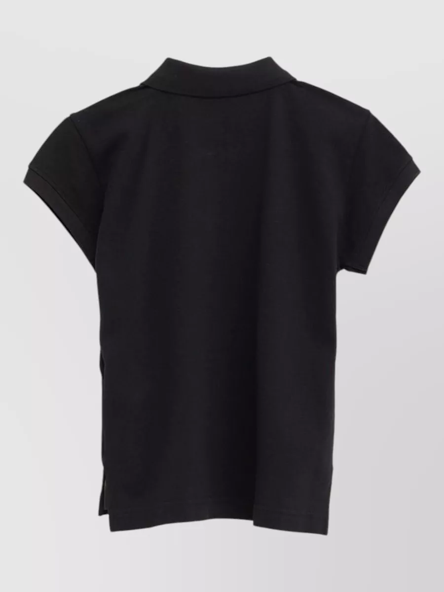 Balenciaga Cotton Polo Shirt Short Sleeves Collar