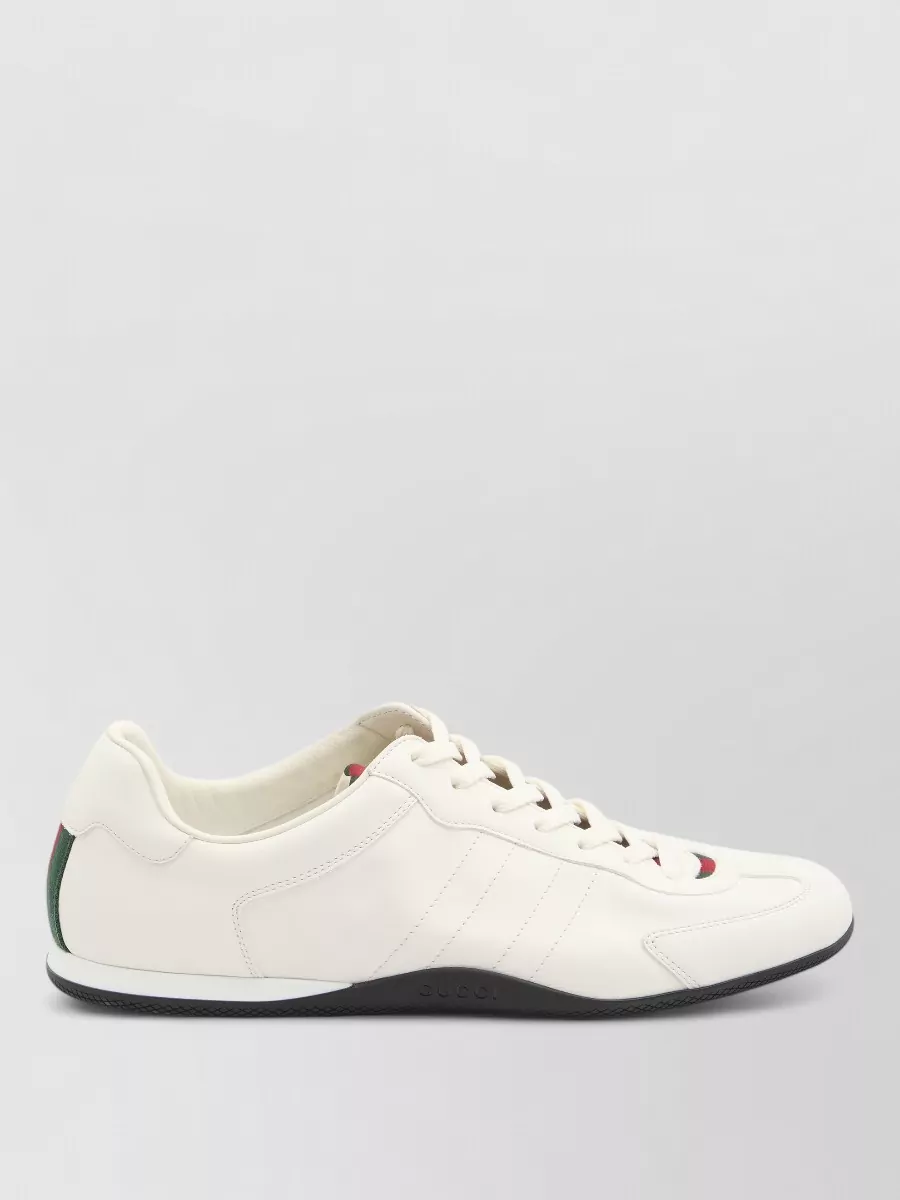 Gucci Shift Sneakers Low Top Web Detail