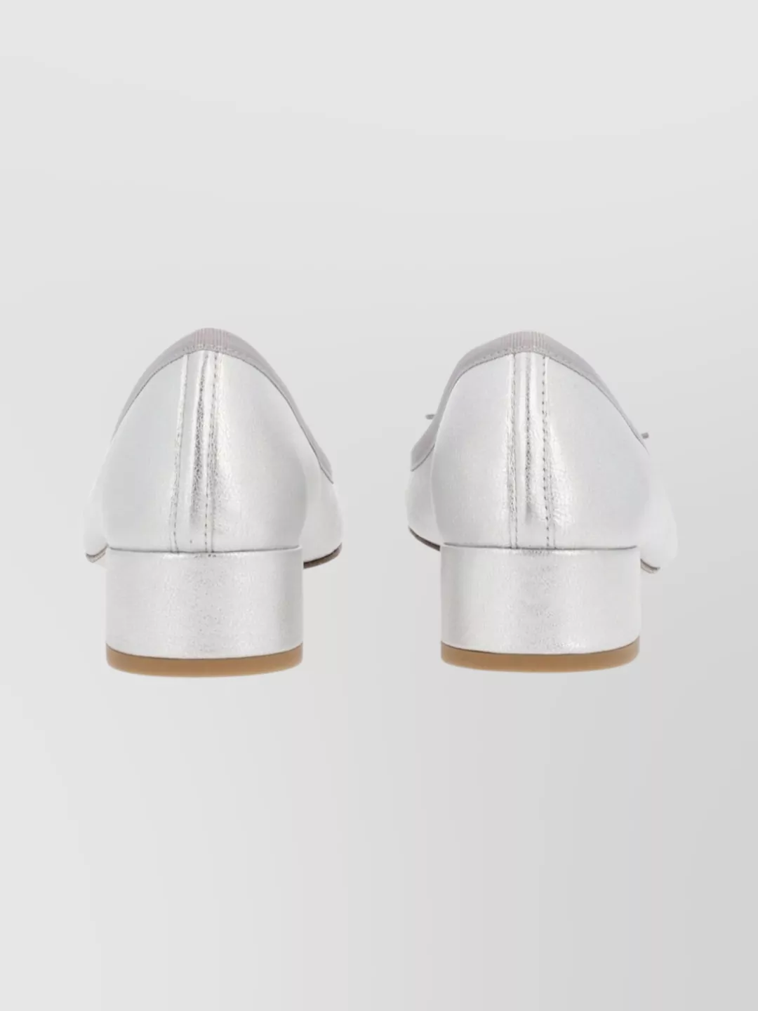 Repetto Ballerina Shoes With Bow And Block Heel