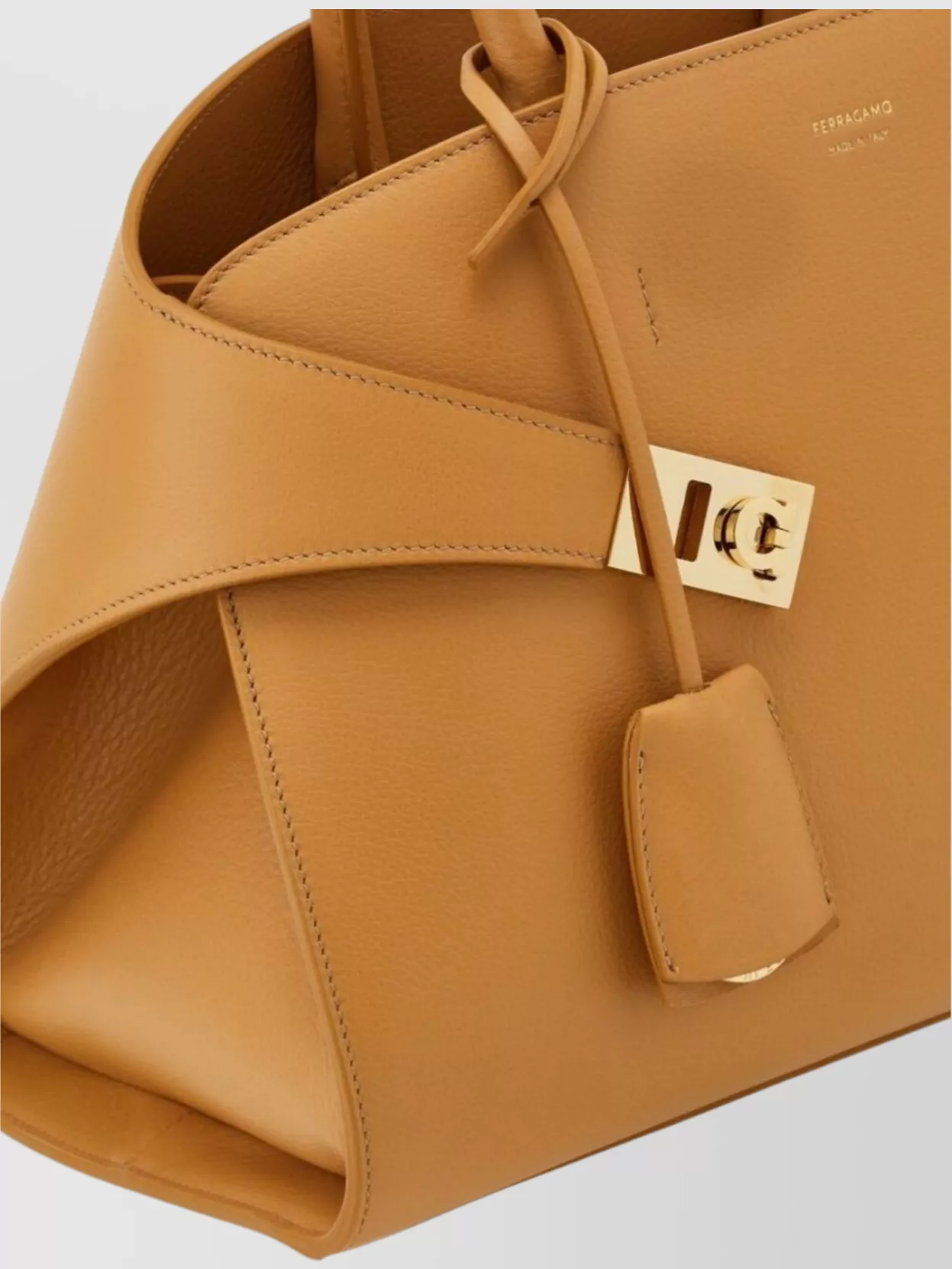 Ferragamo Small Leather Tote Bag