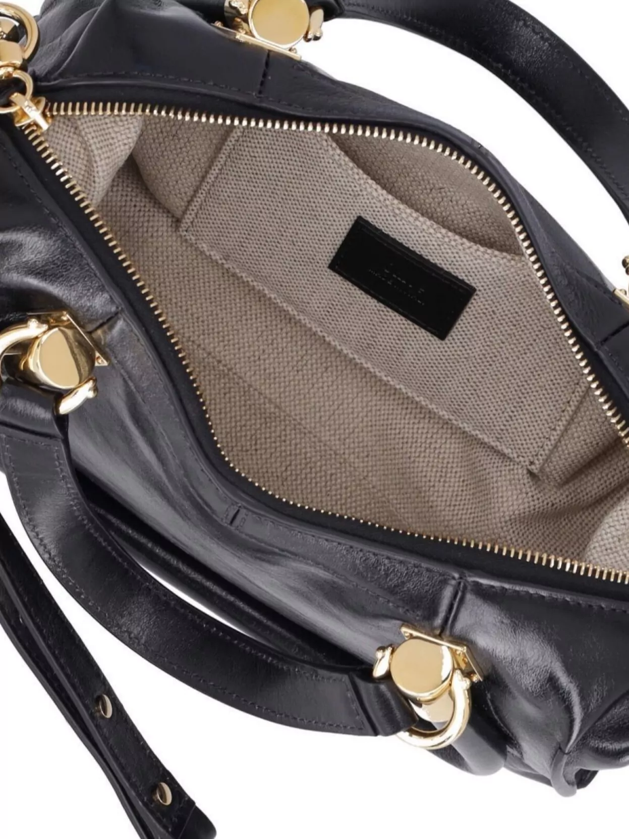 Chloé Detachable Strap Top Handle Tote Bag In Black
