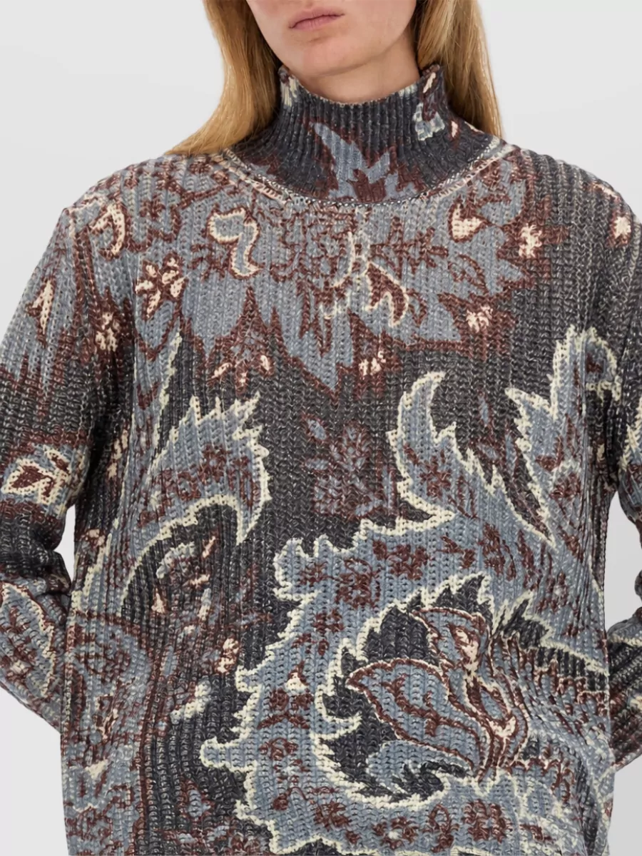 Etro Printed Wool Sweater