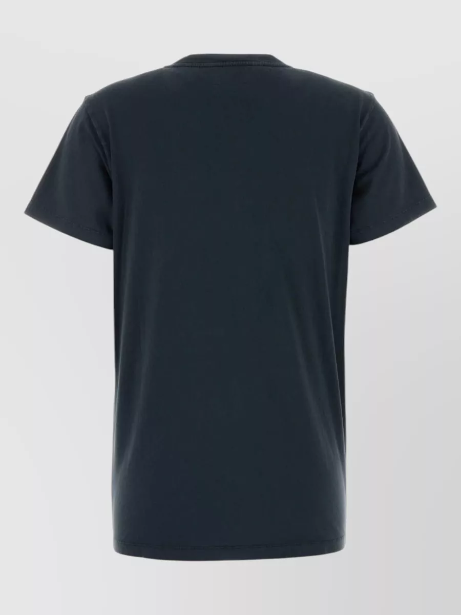 Isabel Marant Etoile Aby Cotton Crew Neck Short Sleeve T-Shirt