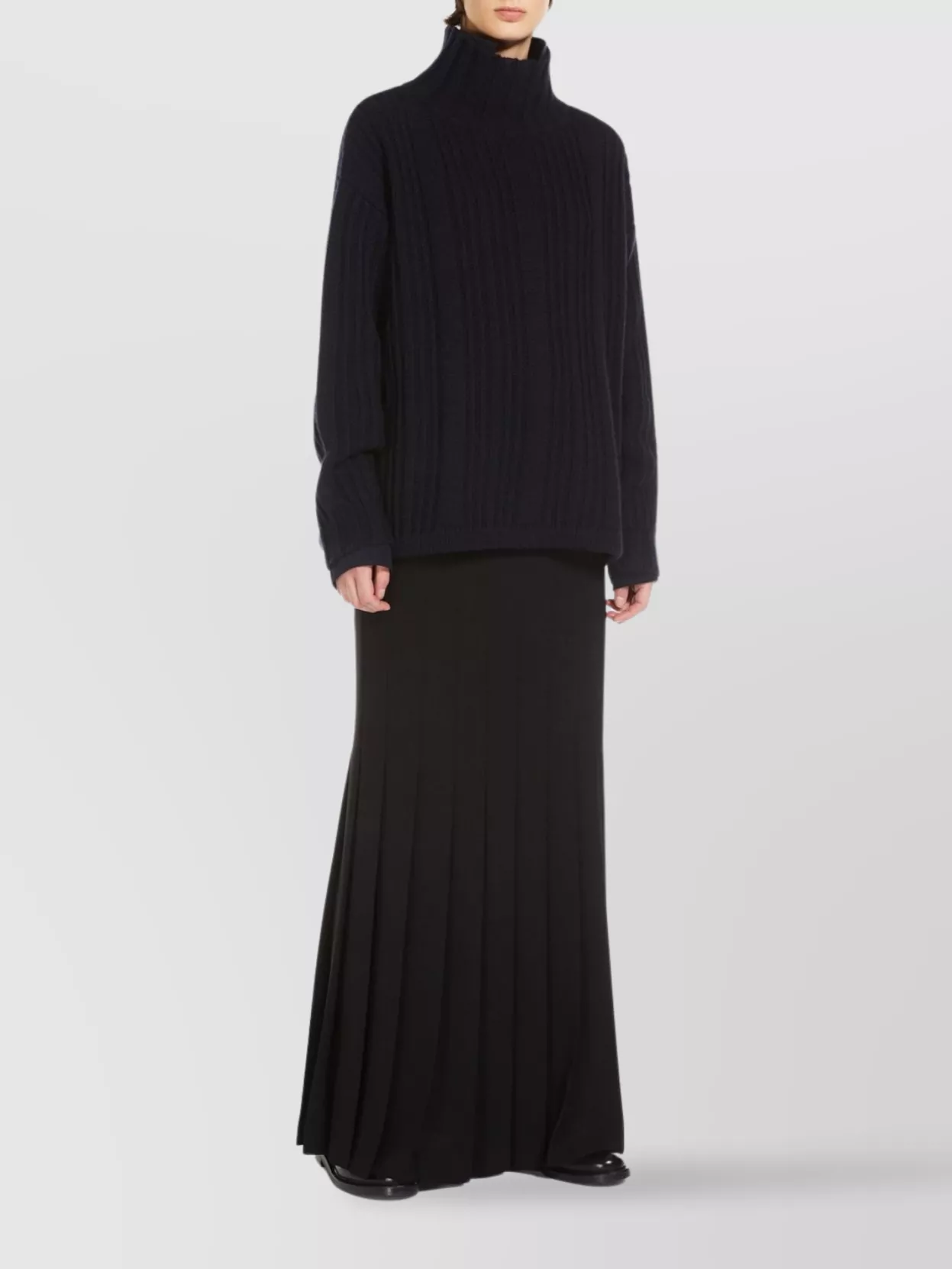 Max Mara Wool And Cashmere High Neck Sweater