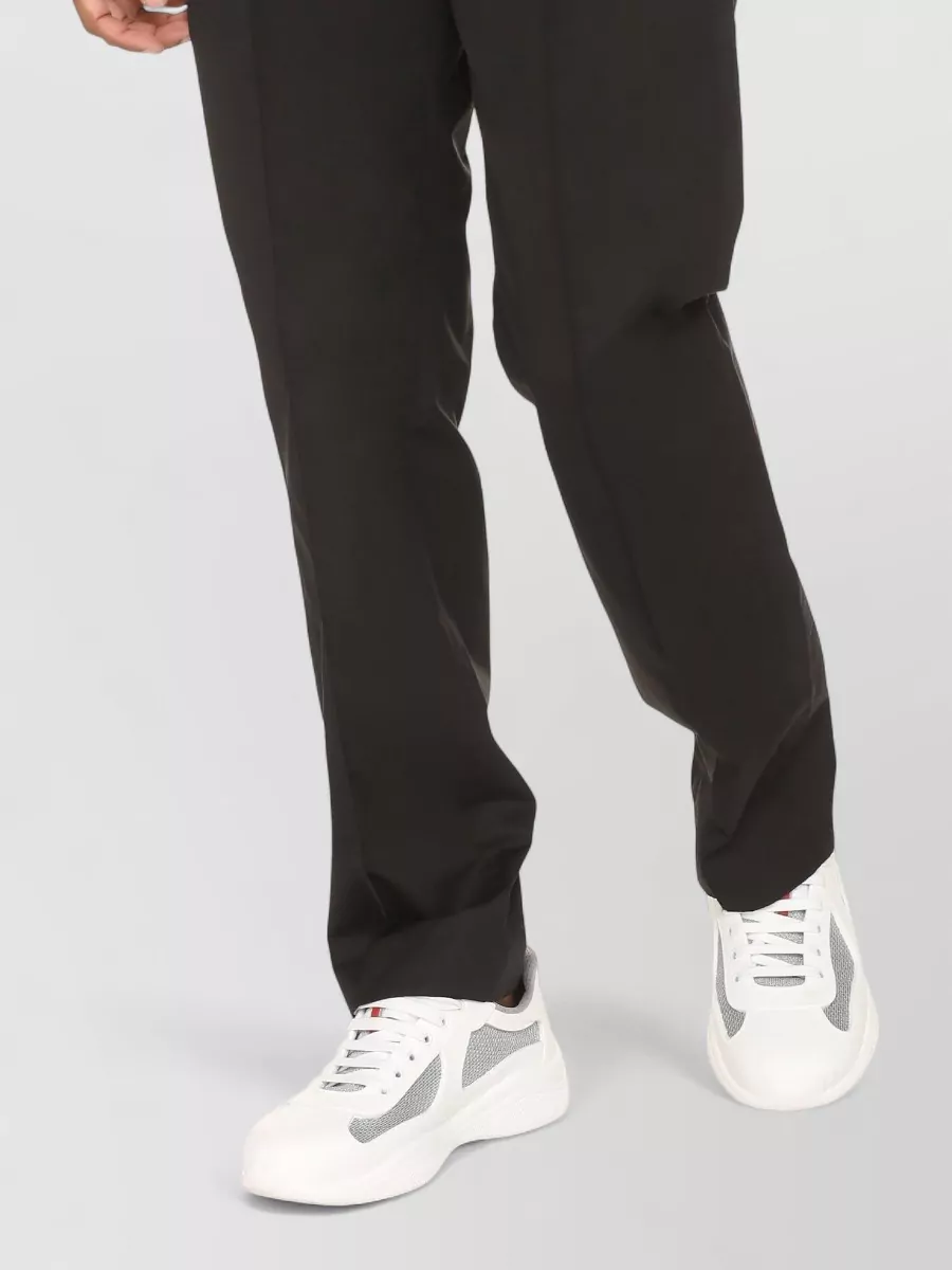 Valentino Garavani Cotton Regular-Fit Straight-Leg Trousers