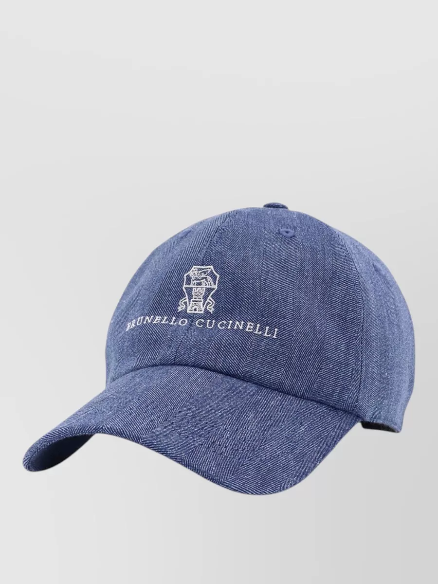 Brunello Cucinelli Linen Blend Cap