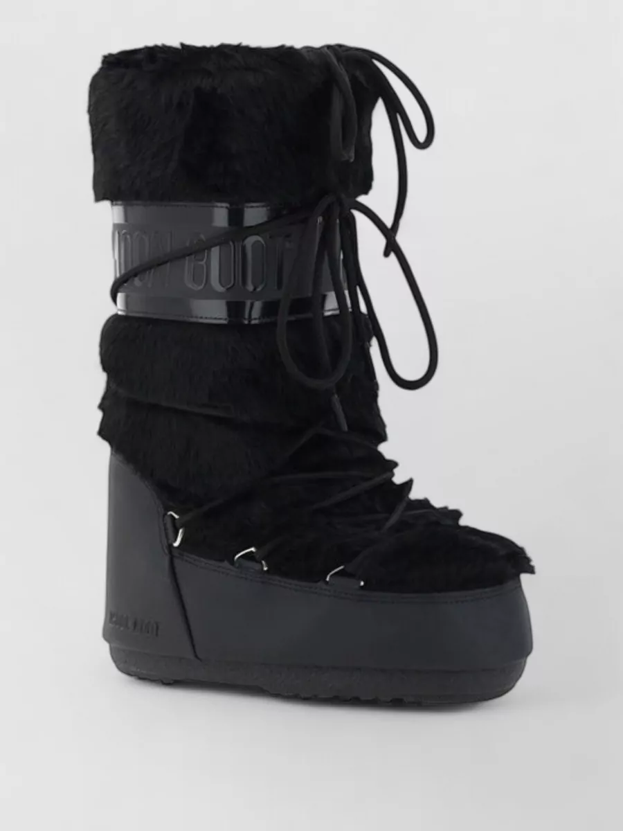Moon Boot faux fur ankle boots