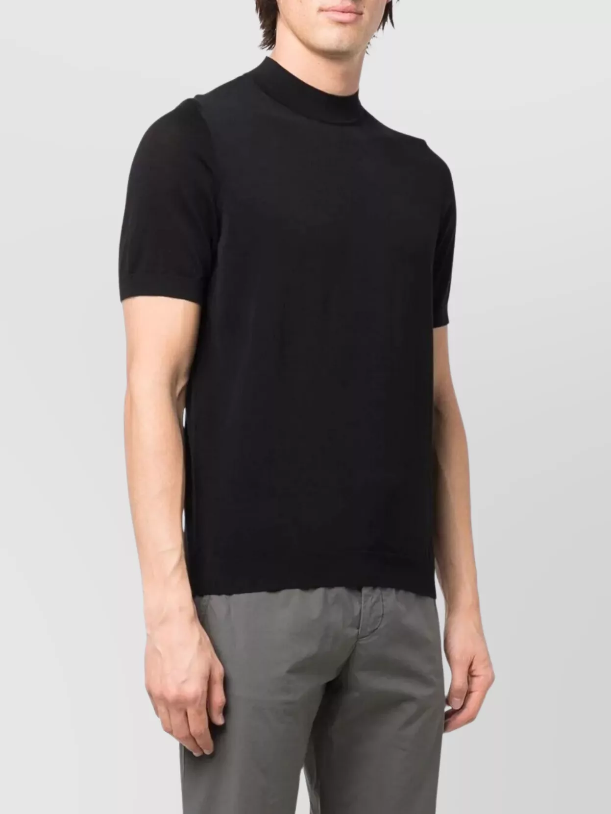 Drumohr Short Sleeves Turtle Neck T-Shirt