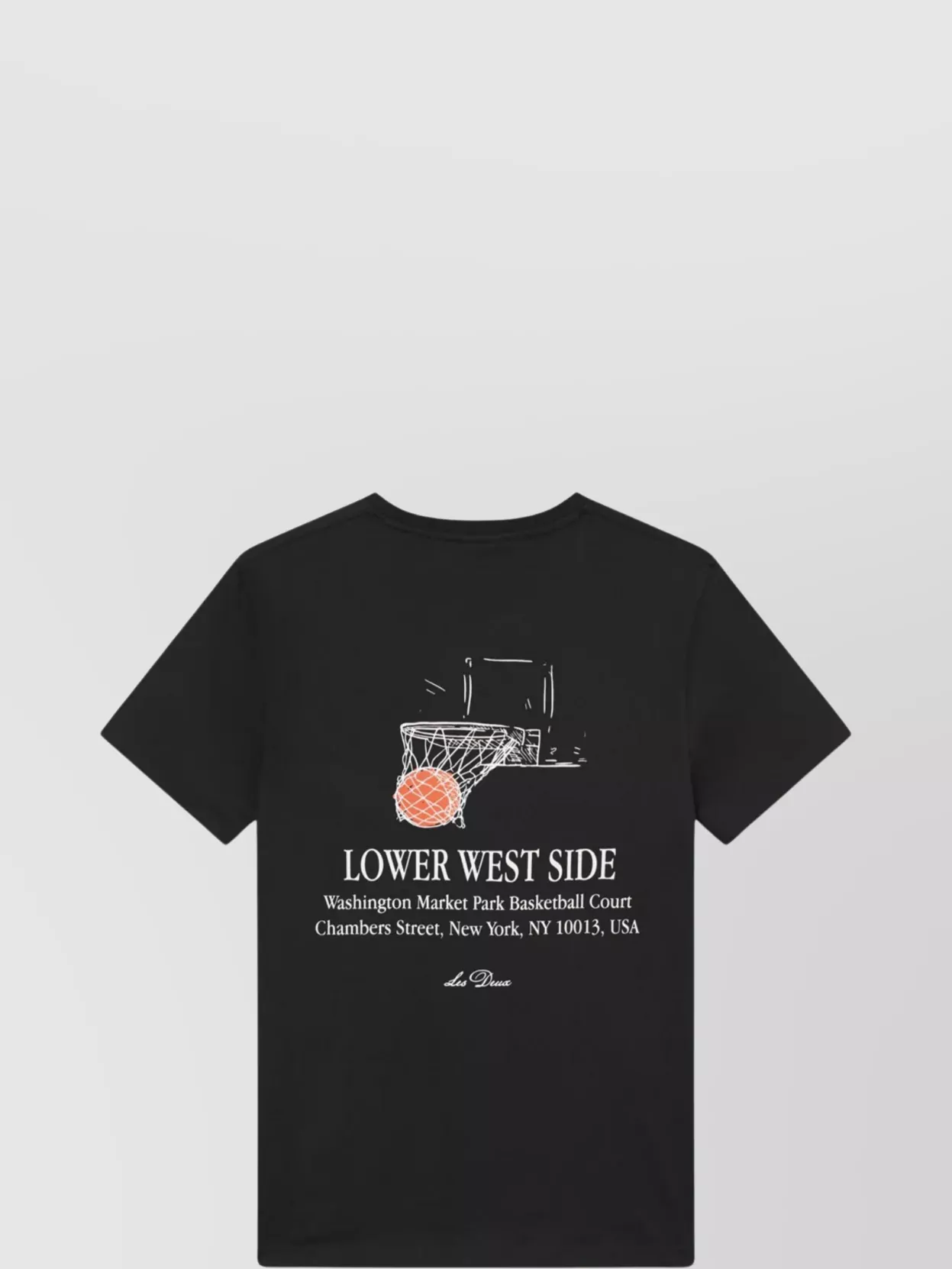 Les Deux West Side Graphic Print Crew Neck T-Shirt