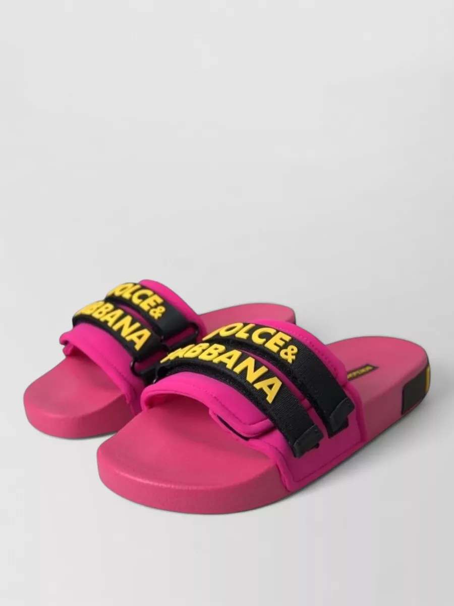 Dolce&Gabbana Logo-Print Slides
