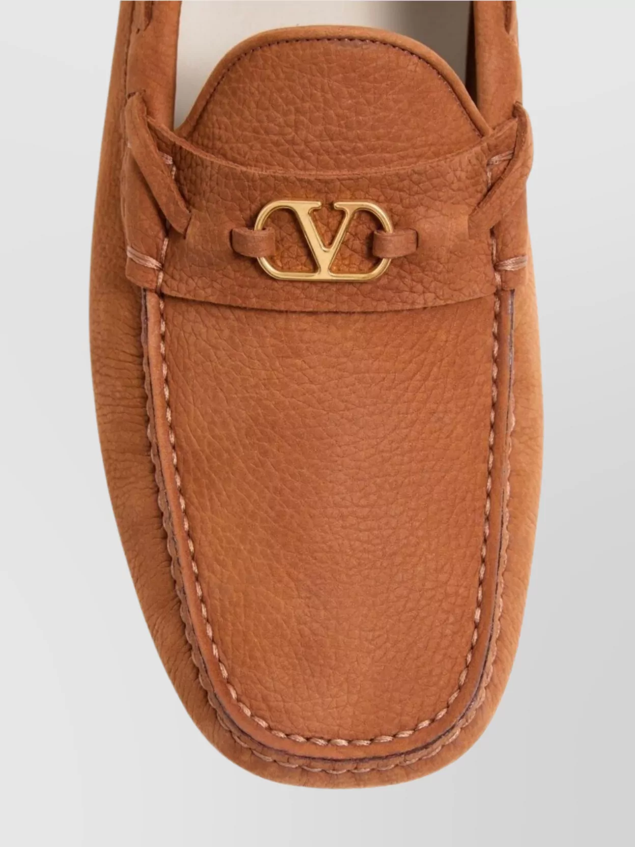 Valentino Garavani Loafers With Round Toe And Rubber Sole