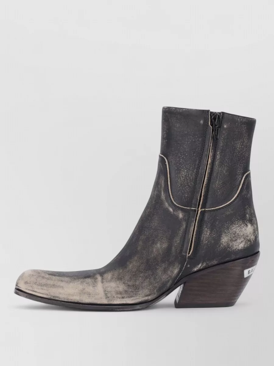 Balenciaga Leather Ankle Boots