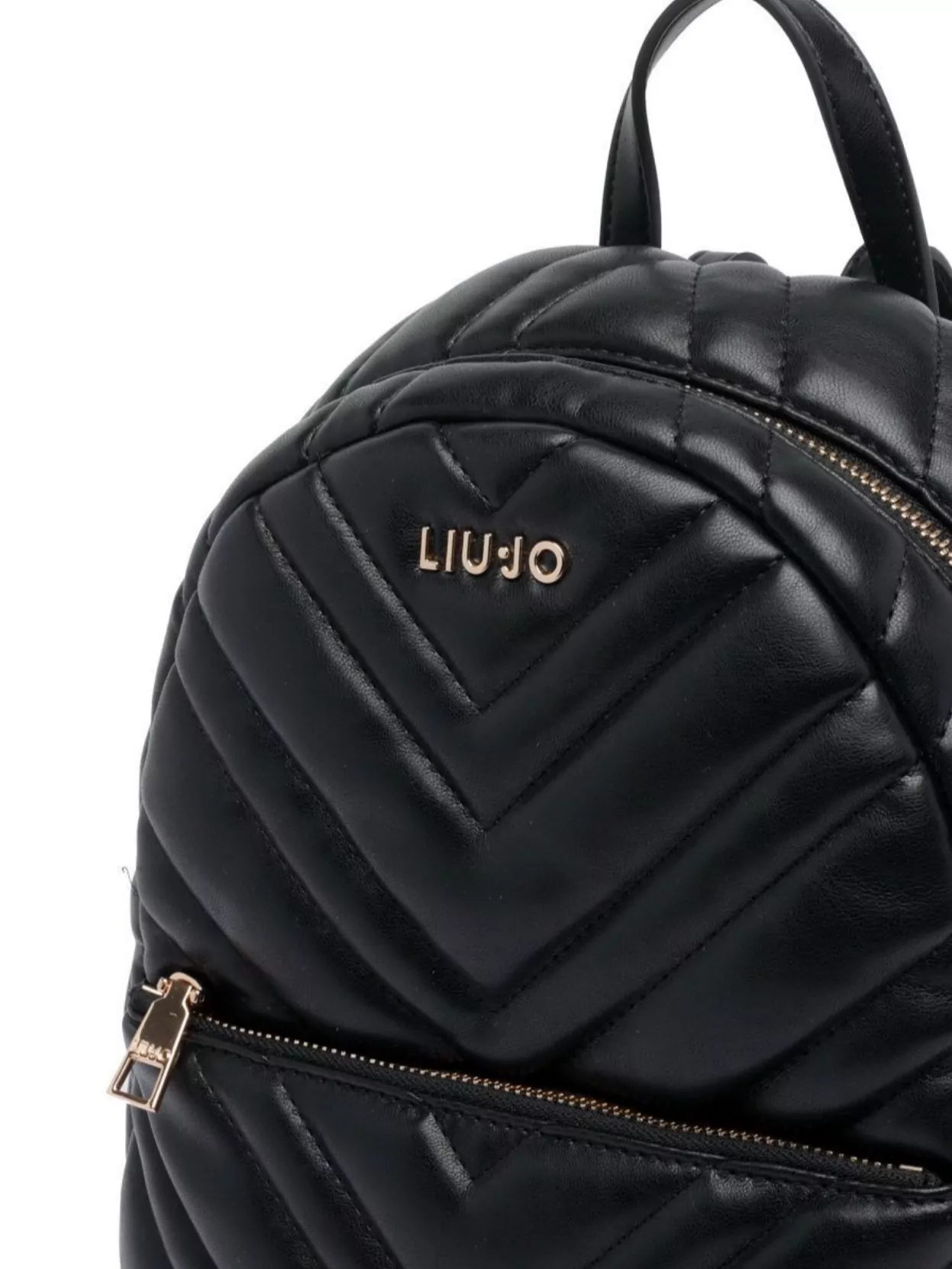 Liu Jo Stylish Quilted Backpack Multiple Pockets
