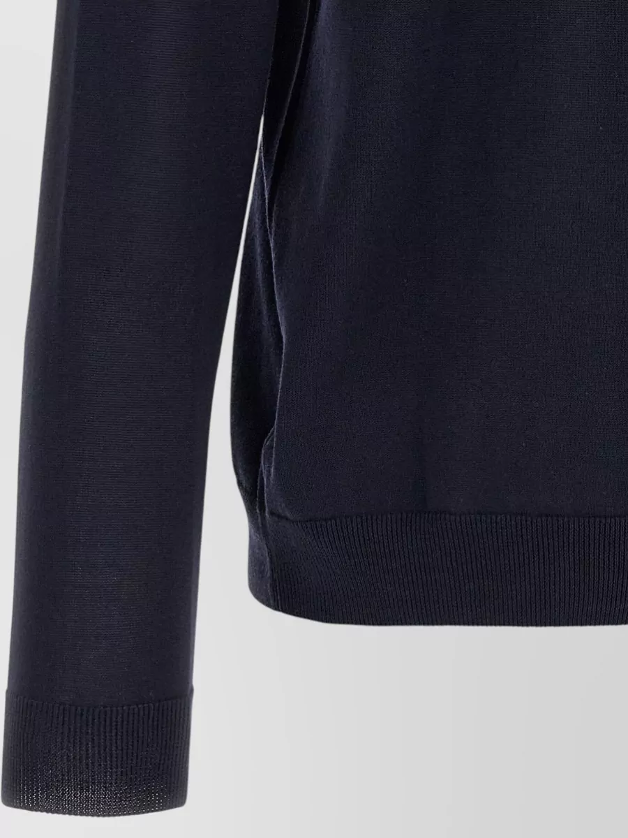 Zanone Cotton Crew Neck Long Sleeve Jumper