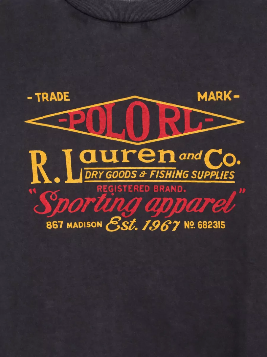 Polo Ralph Lauren cotton relaxed-fit printed t-shirt