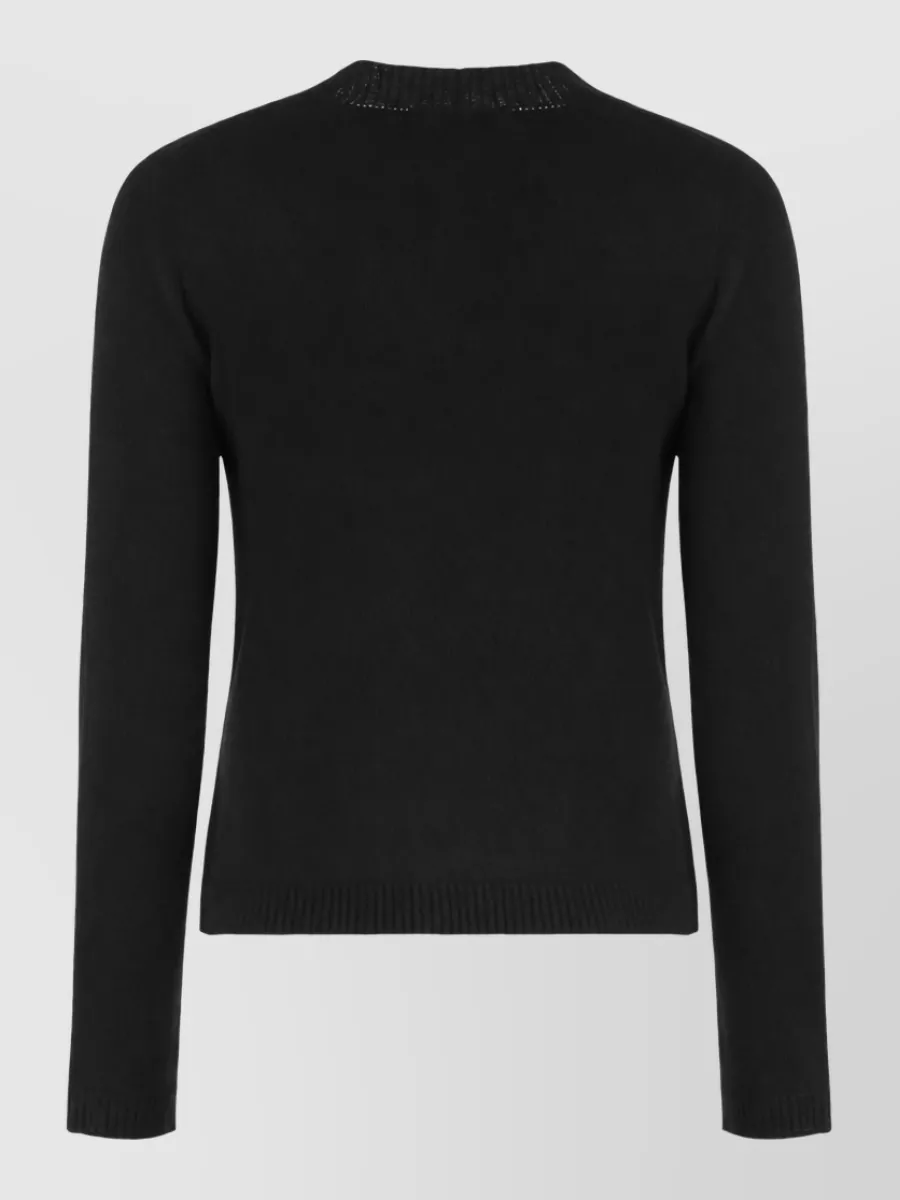 S Max Mara Cashmere Wool Crew Neck Jumper