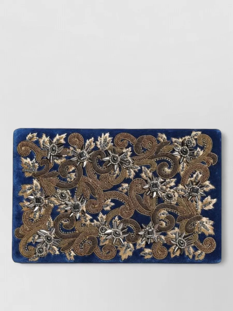 Dolce&Gabbana velvet clutch bag