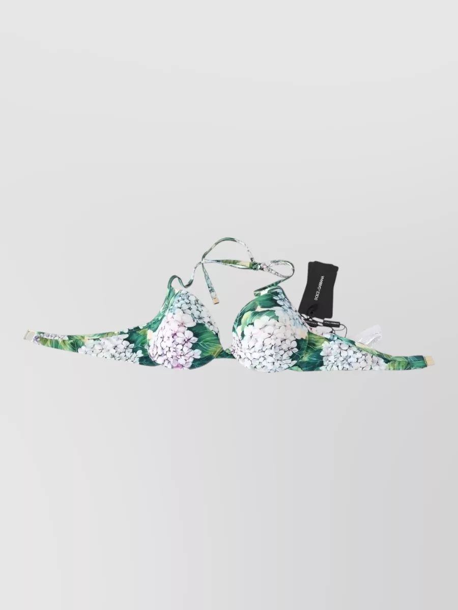 Dolce&Gabbana Silk Polka-Dot Bikini Briefs