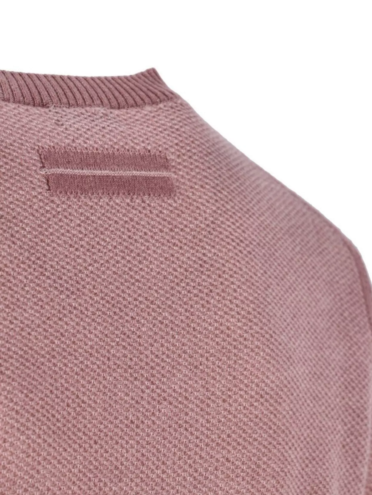 Zegna Textured Knit Long Sleeve Crew Sweater